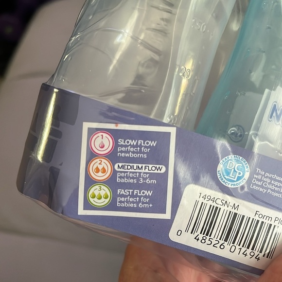 “Nuby- 3 standard neck bottles” - Picture 3 of 5